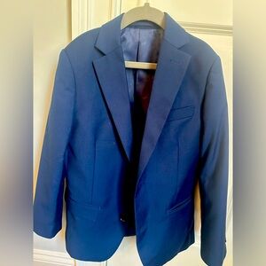 Boys Size 8 Navy Blue Lined Blazer